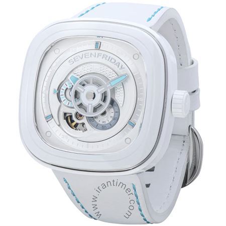 ساعت مچی مردانه اسپرت بند پلاستیکی، اتوماتیک، سنگ قیمتی داخل موتور، 40 ساعت ذخیره انرژی، موتور MIYOTA 82S7