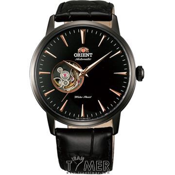 ساعت مچی مردانه کلاسیک بند چرم طبیعی، اتوماتیک، 22 عدد سنگ قیمتی داخل موتور، قلب باز، 40 ساعت ذخیره انرژی