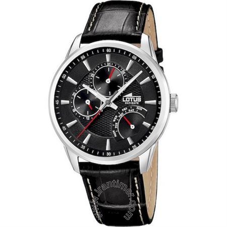 ساعت مچی مردانه کلاسیک بند چرمی، نمایش تاریخ کامل