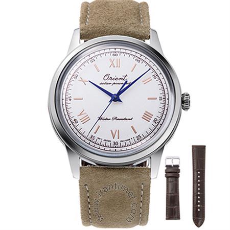 ساعت مچی مردانه کلاسیک بند چرم طبیعی با روکش پارچه، تولید محدود به تعداد 750، همراه با بند چرم طبیعی