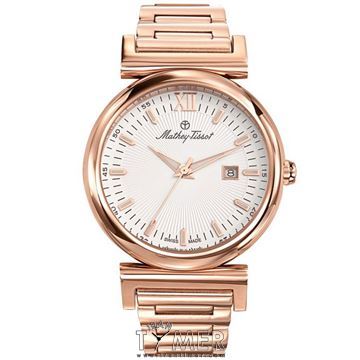 ساعت مچی مردانه کلاسیک تمام استیل، نمایش تاریخ، رنگ PVD، ست