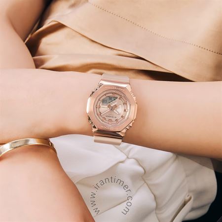 قیمت و خرید ساعت مچی زنانه کاسیو (CASIO) جی شاک مدل GM-S2100PG-4ADR اسپرت | اورجینال و اصلی