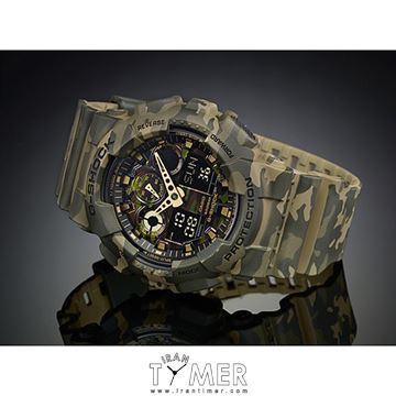 قیمت و خرید ساعت مچی مردانه کاسیو (CASIO) جی شاک مدل GA-100CM-5ADR اسپرت | اورجینال و اصلی