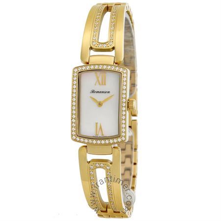 ساعت مچی زنانه فشن تمام استیل، نگین دار