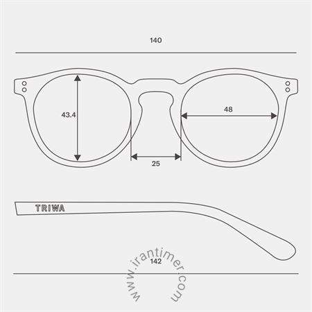 قیمت و خرید عینک آفتابی زنانه مردانه کلاسیک (TRIWA) مدل midnight otto | اورجینال و اصلی