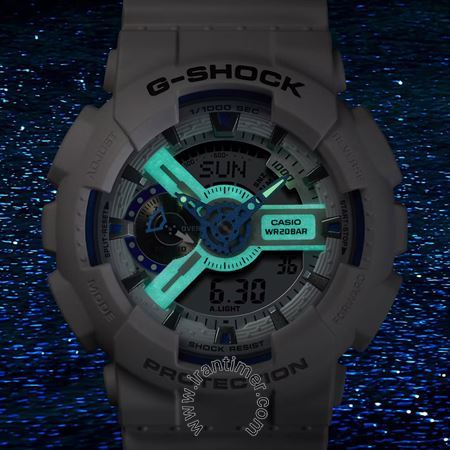 قیمت و خرید ساعت مچی مردانه کاسیو (CASIO) جی شاک مدل GA-110HDS-7ADR اسپرت | اورجینال و اصلی