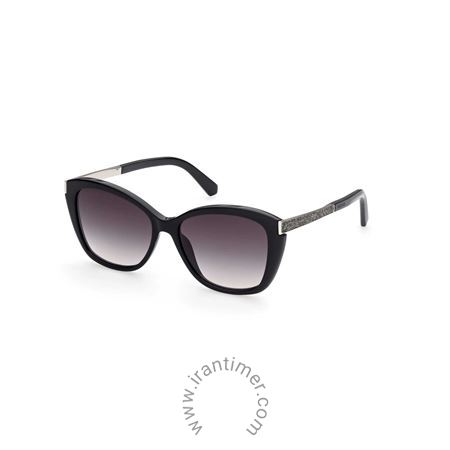 قیمت و خرید عینک آفتابی زنانه کلاسیک (SWAROVSKI) مدل SK 0326 01B 54 | اورجینال و اصلی