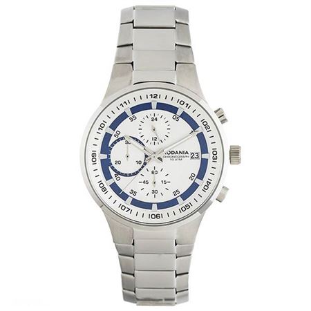 ساعت مچی مردانه کلاسیک تمام استیل، کرونوگراف، نمایش تاریخ، نمایش 24 ساعت شبانه روز