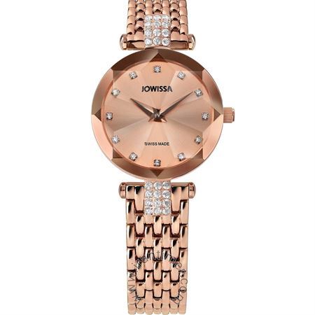 ساعت مچی زنانه فشن تمام استیل، الماس دار، رنگ PVD