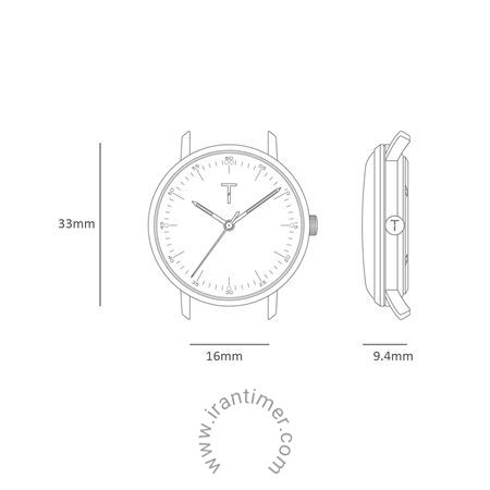 قیمت و خرید ساعت مچی زنانه تیلور(TYLOR) مدل TLAK001 کلاسیک | اورجینال و اصلی