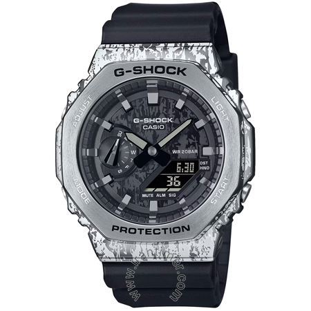 ساعت مچی مردانه اسپرت بند پلاستیکی، دارای دو نور پس زمینه، نمایش تاریخ کامل تا سال 2099، دارای 5 زنگ هشدار