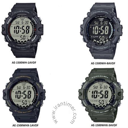 قیمت و خرید ساعت مچی مردانه کاسیو (CASIO) جنرال مدل AE-1500WHX-1AVDF اسپرت | اورجینال و اصلی