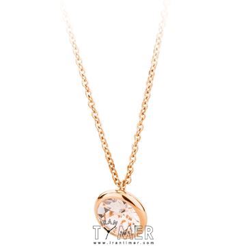 ساعت مچی گردنبند زنانه فشن تمام استیل، نگین دار