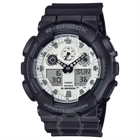 قیمت و خرید ساعت مچی مردانه کاسیو (CASIO) جی شاک مدل GA-100WD-1ADR اسپرت | اورجینال و اصلی