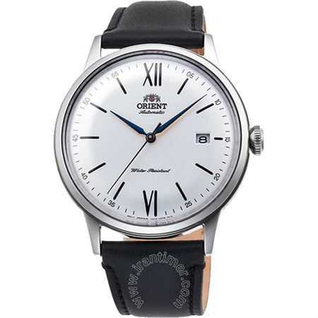 ساعت مچی مردانه کلاسیک بند چرم طبیعی، 22 عدد سنگ قیمتی داخل موتور