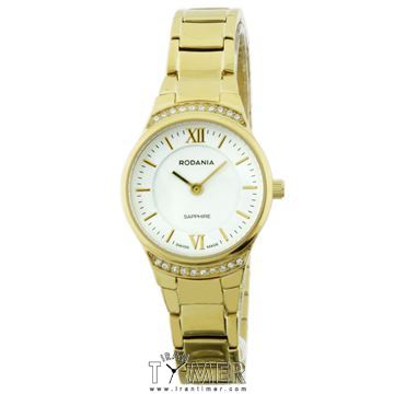 ساعت مچی زنانه کلاسیک تمام استیل، نگین دار