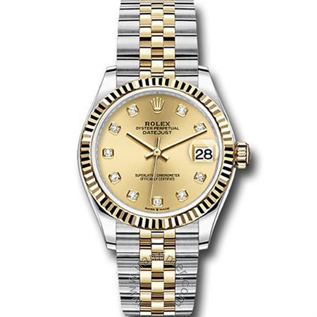 قیمت و خرید ساعت مچی زنانه رولکس(Rolex) مدل 278273 chdj Gold کلاسیک | اورجینال و اصلی