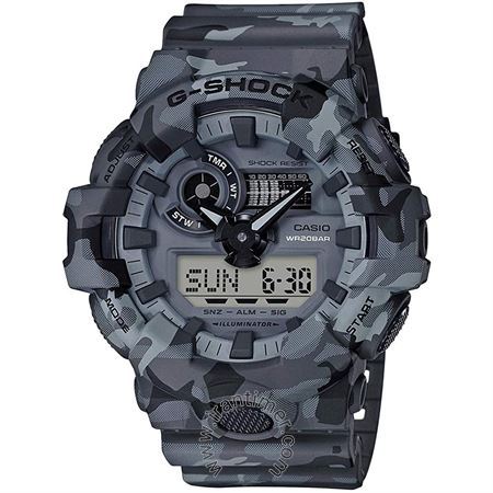 قیمت و خرید ساعت مچی مردانه کاسیو (CASIO) جی شاک مدل GA-700CM-8ADR اسپرت | اورجینال و اصلی