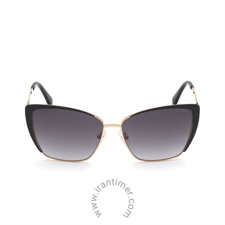قیمت و خرید عینک آفتابی زنانه کلاسیک (guess) مدل GU 7743 01B 59 | اورجینال و اصلی