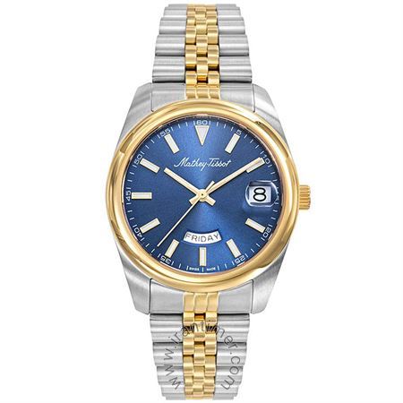 ساعت مچی زنانه کلاسیک تمام استیل، ست، موتور Ronda 517 Day-date