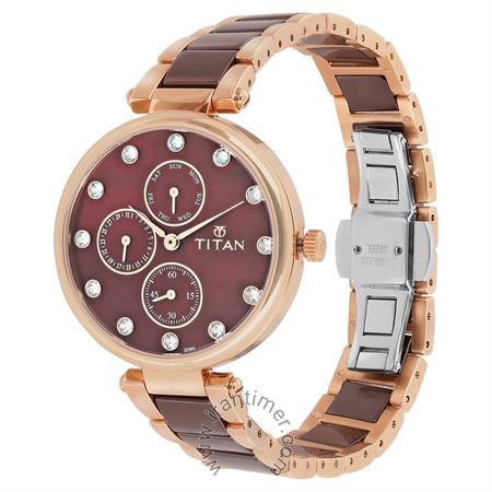 قیمت و خرید ساعت مچی زنانه تایتِن(TITAN) مدل 95062WD01 کلاسیک فشن | اورجینال و اصلی