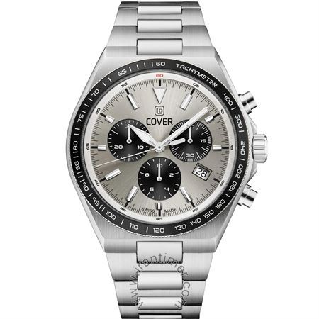 ساعت مچی مردانه کلاسیک تمام استیل، موتور Ronda Cal. 5040 D.