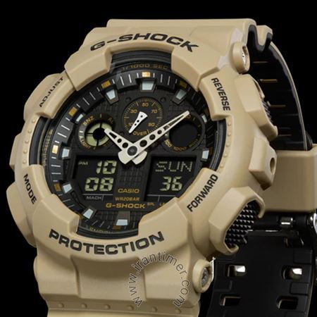 قیمت و خرید ساعت مچی مردانه کاسیو (CASIO) جی شاک مدل GA-100L-8ADR اسپرت | اورجینال و اصلی