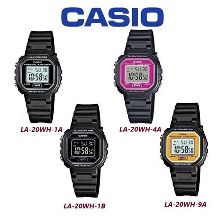 قیمت و خرید ساعت مچی زنانه کاسیو (CASIO) جنرال مدل LA-20WH-1BDF اسپرت | اورجینال و اصلی