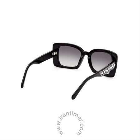 قیمت و خرید عینک آفتابی زنانه فشن (SWAROVSKI) مدل SK 0370 01B 52 | اورجینال و اصلی