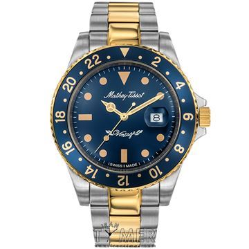 ساعت مچی مردانه کلاسیک تمام استیل، نمایش تاریخ، رنگ PVD