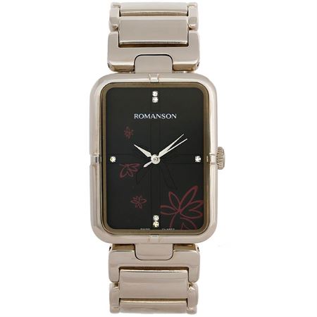 ساعت مچی زنانه کلاسیک تمام استیل، نگین دار