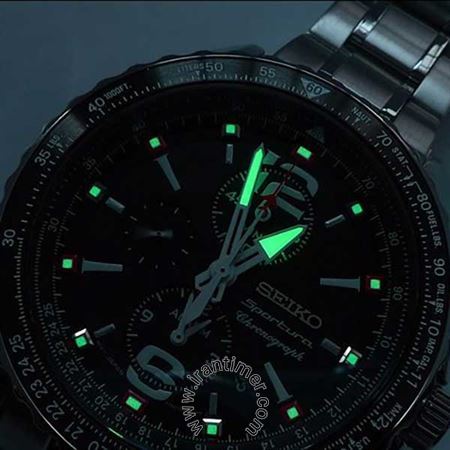 قیمت و خرید ساعت مچی سیکو SEIKO مدل SNAE95P1 | مردانه کلاسیک تمام استیل،  کرونوگراف، زنگ هشدار، نمایش تاریخ