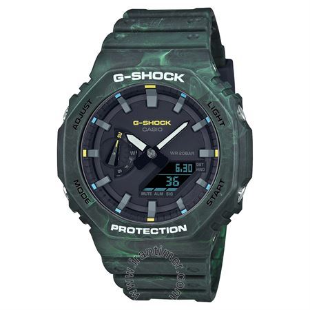 قیمت و خرید ساعت مچی مردانه کاسیو (CASIO) جی شاک مدل GA-2100FR-3ADR اسپرت | اورجینال و اصلی