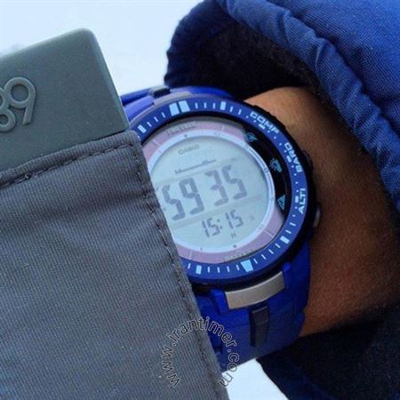 قیمت و خرید ساعت مچی مردانه کاسیو (CASIO) پروترک مدل PRW-3000-2BDR اسپرت | اورجینال و اصلی