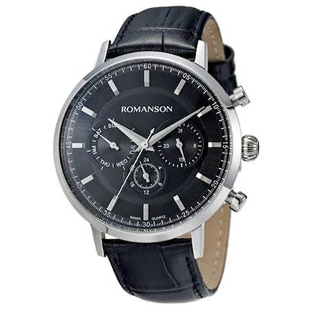 قیمت و خرید ساعت مچی مردانه رومانسون(ROMANSON) مدل TL4262FM1WA32W-BK کلاسیک | اورجینال و اصلی