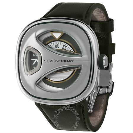 ساعت مچی مردانه کلاسیک بند چرم طبیعی، 41 ساعت ذخیره انرژی