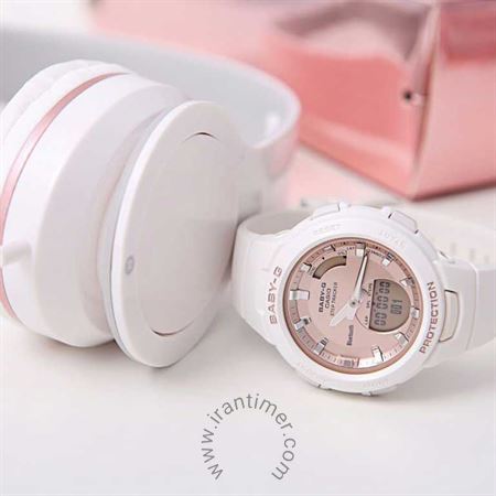 قیمت و خرید ساعت مچی کاسیو (CASIO) بیبی جی مدل BSA-B100MF-7ADR اسپرت | اورجینال و اصلی
