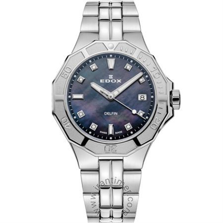 ساعت مچی زنانه کلاسیک تمام استیل، نمایش تاریخ