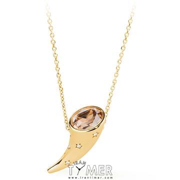 ساعت مچی گردنبند زنانه فشن تمام استیل، نگین دار