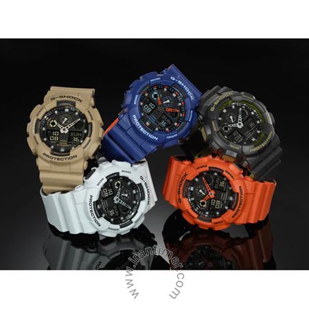 قیمت و خرید ساعت مچی مردانه کاسیو (CASIO) جی شاک مدل GA-100L-8ADR اسپرت | اورجینال و اصلی