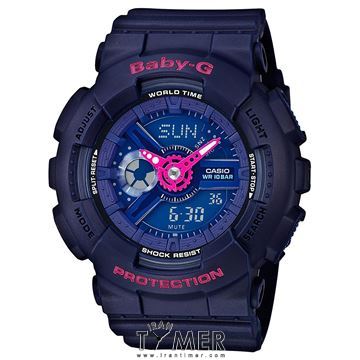 قیمت و خرید ساعت مچی کاسیو (CASIO) بیبی جی مدل BA-110PP-2ADR اسپرت | اورجینال و اصلی