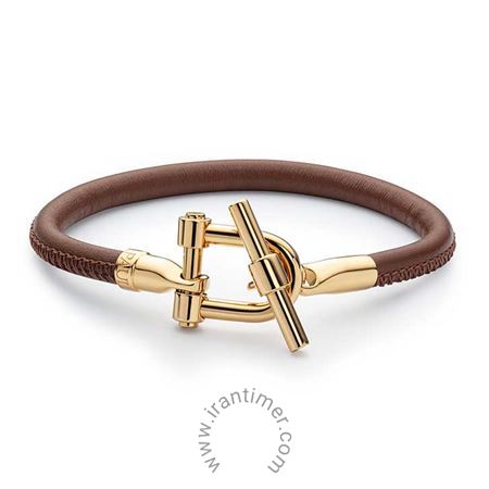ساعت مچی دستبند زنانه کلاسیک چرم طبیعی و استیل با روکش طلای 14 عیار، مناسب برای دور مچ 15.5 و 16.5 سانتی متر