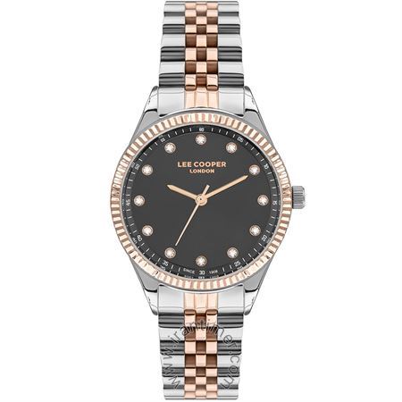 ساعت مچی زنانه کلاسیک بند استیل، نگین دار