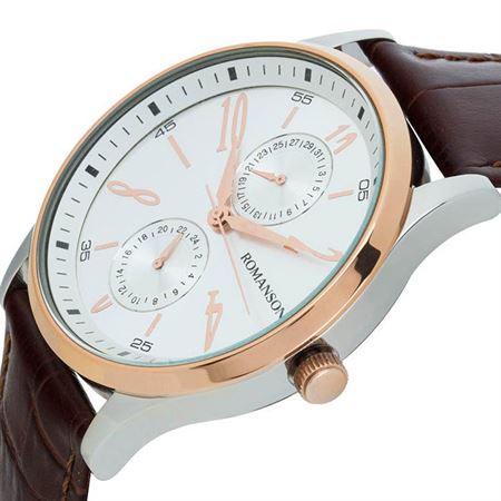 قیمت و خرید ساعت مچی مردانه رومانسون(ROMANSON) مدل TL2648BM1JAS6R-W کلاسیک | اورجینال و اصلی