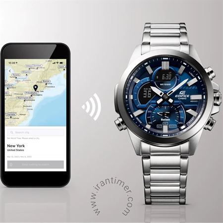 قیمت و خرید ساعت مچی مردانه کاسیو (CASIO) ادیفس(ادیفایس) مدل ECB-30D-2ADF کلاسیک | اورجینال و اصلی