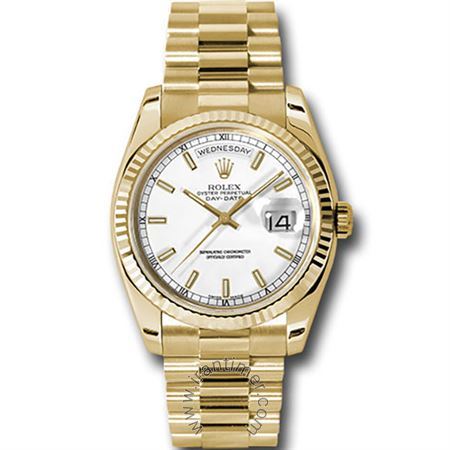 قیمت و خرید ساعت مچی مردانه رولکس(Rolex) مدل 118238 wsp White کلاسیک | اورجینال و اصلی