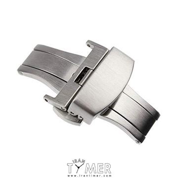 ساعت مچی قفل پروانه ای ضامن دار رنگ استیل در اندازه های مختلف(سایز16)