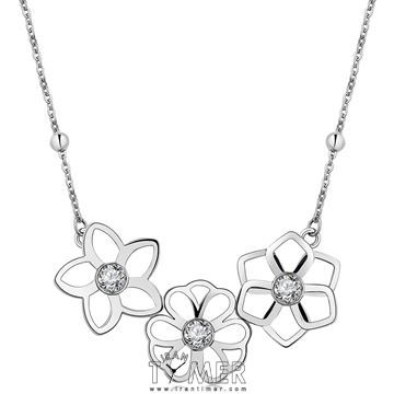 ساعت مچی گردنبند زنانه کلاسیک فشن تمام استیل، نگین سواروسکی