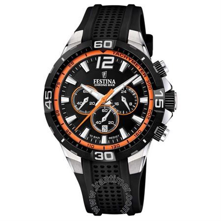 ساعت مچی مردانه اسپرت بند پلاستیکی، کرونوگراف، نمایش تاریخ، نمایش 24 ساعت شبانه روز، سرعت سنج