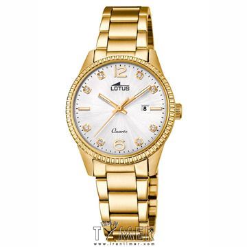 ساعت مچی زنانه کلاسیک تمام استیل، نمایش تاریخ، نگین دار